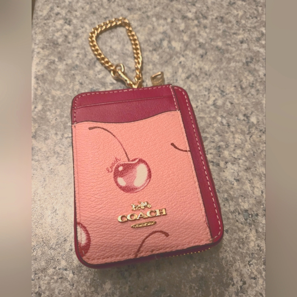 Coach zip small wallet